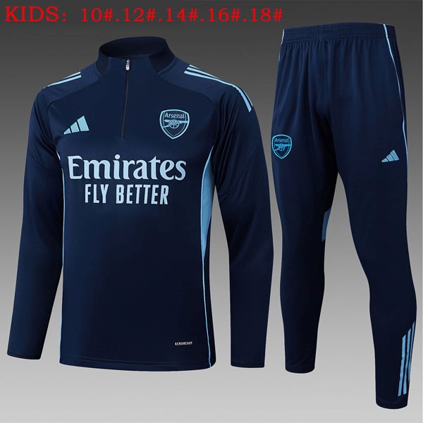 Ninos Sudadera De Training Arsenal 2025-2026 Azul 6